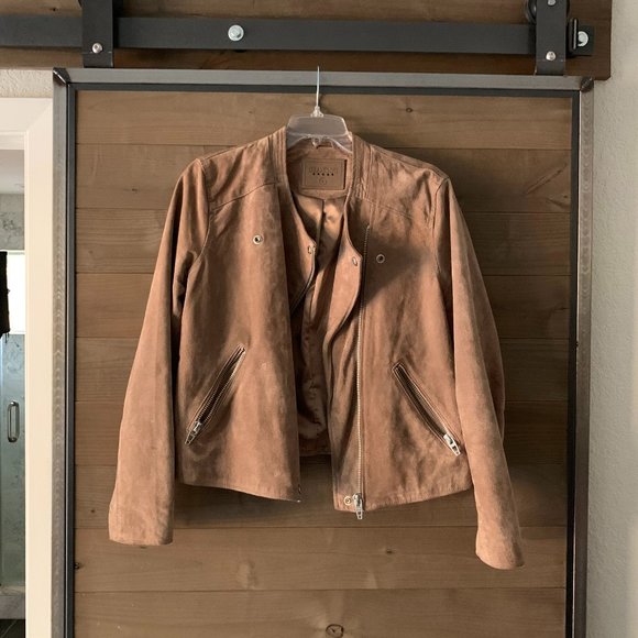 Blank NYC Suede Leather Jacket Size Large - Picture 2 of 10